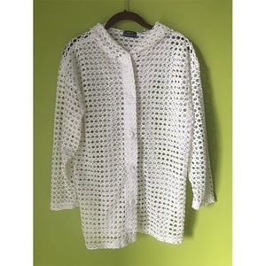 Wet Works Long Sleeve See Through Hoodie Top M